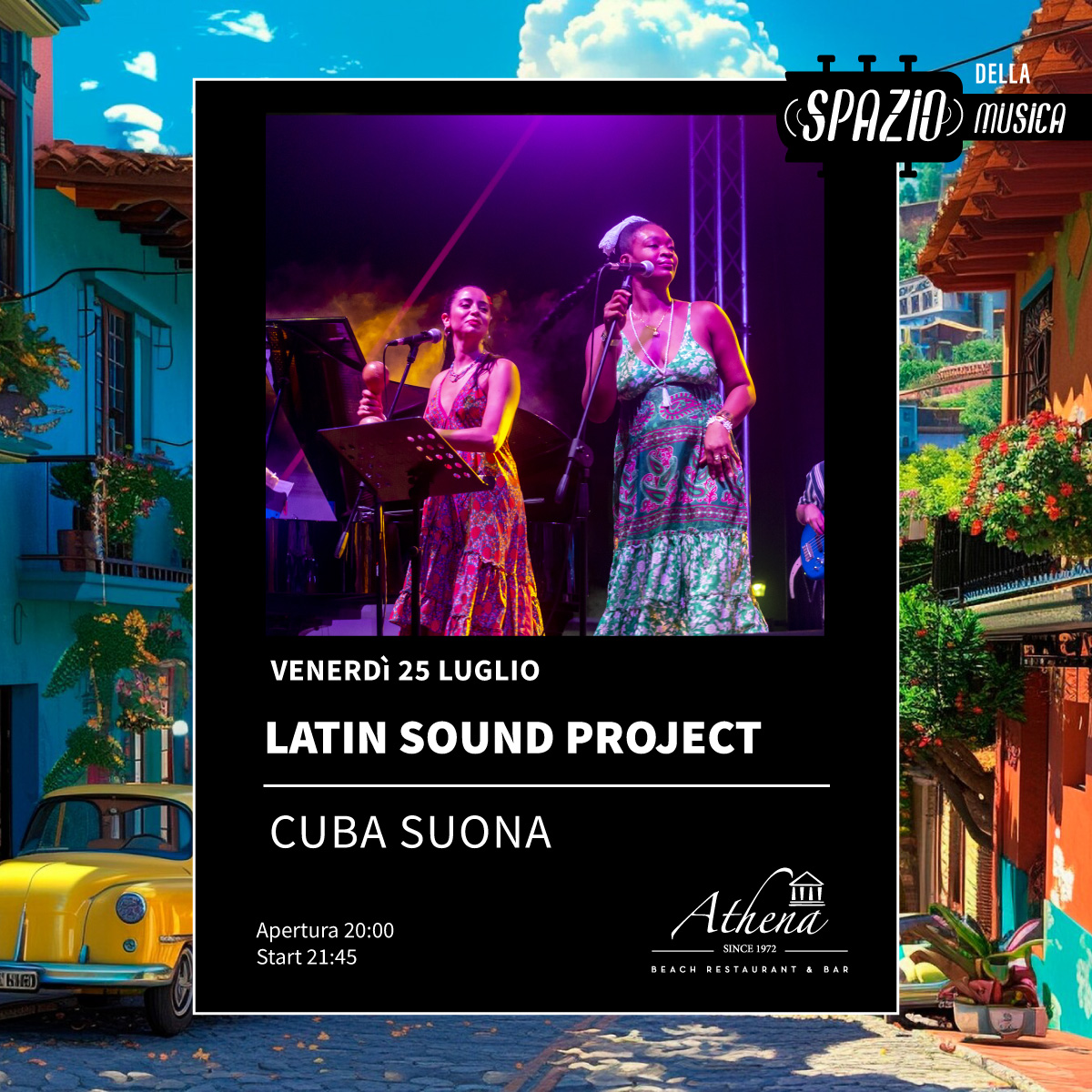 Evento Latin Sound Project Lido Athena