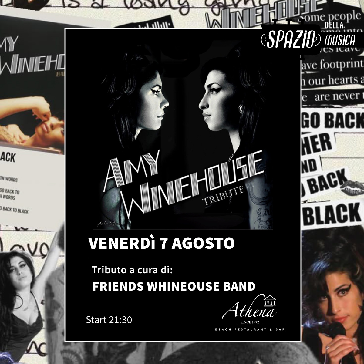 Amy Winehouse Tributo Lido Athena