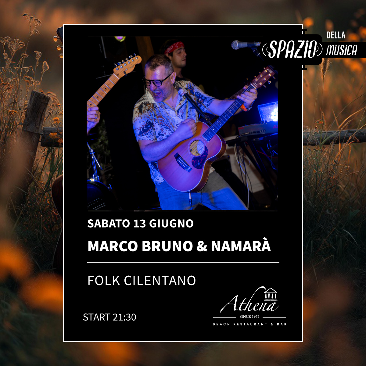Evento Marco Bruno Lido Athena