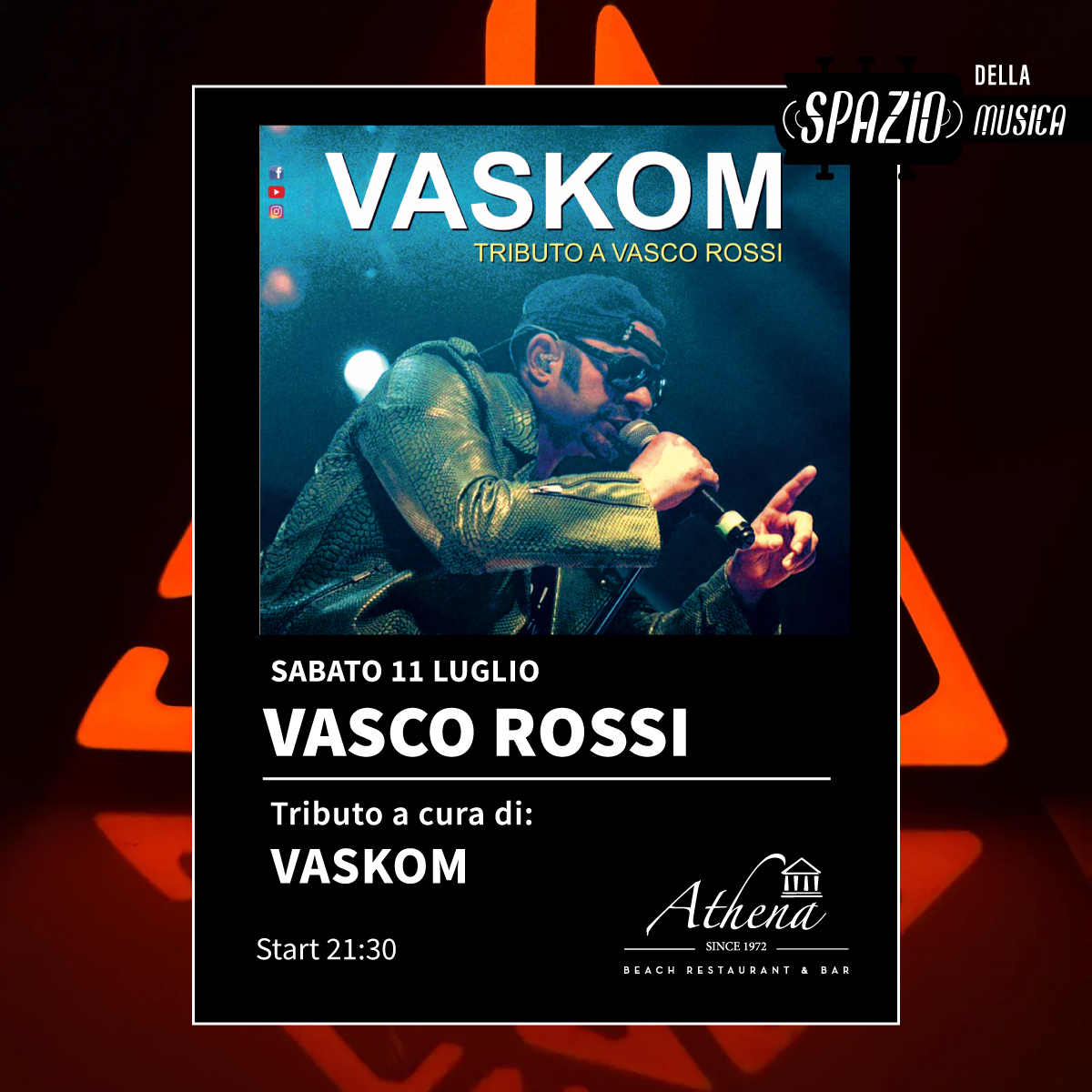 Evento Vasco Rossi Lido Athena